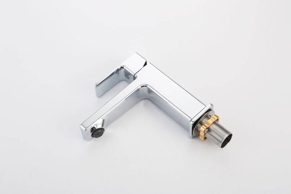 Chrome Single Hole Bathroom Faucet My Store