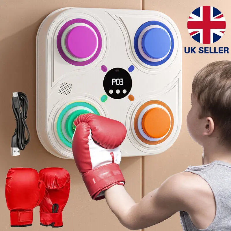 Smart Punching Boxing Electronic Music Machine Home Training Bluetooth With LED. My Store