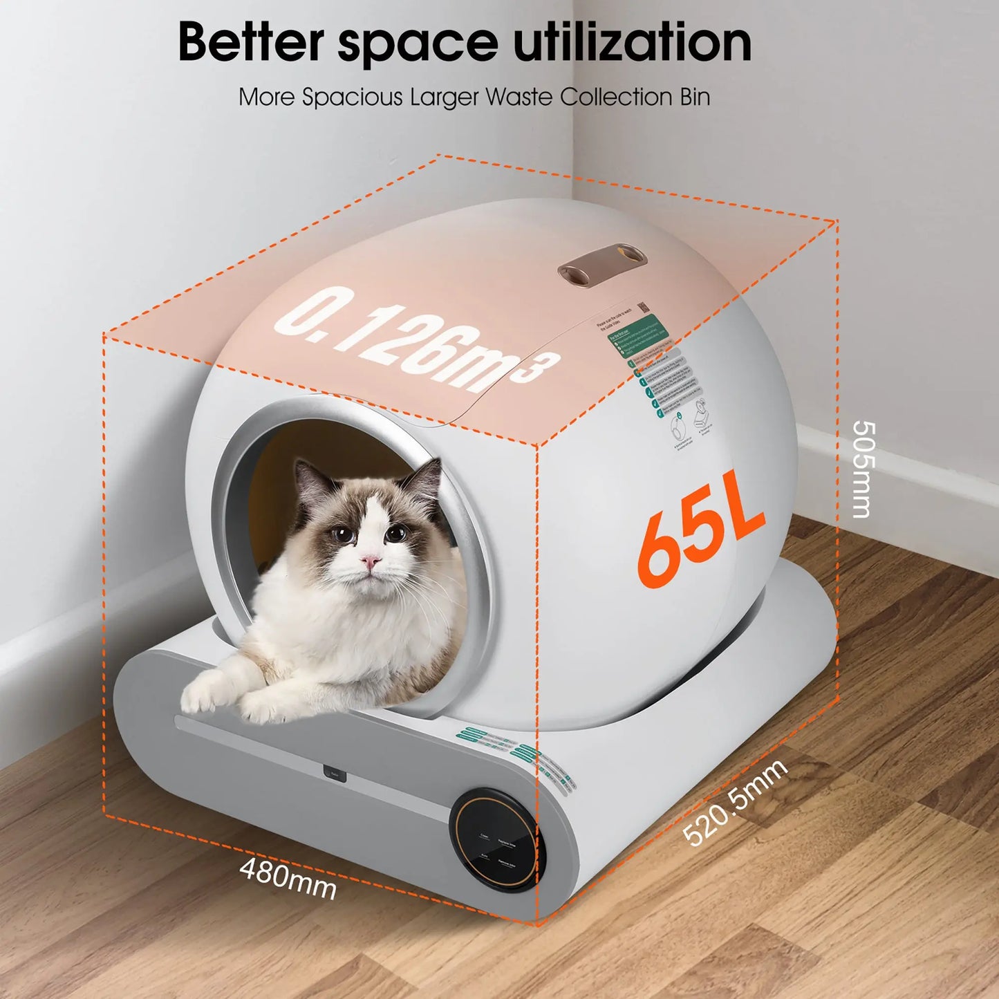 Self-cleaning Litter Box, Automatic Scooping And Deodorization My Store