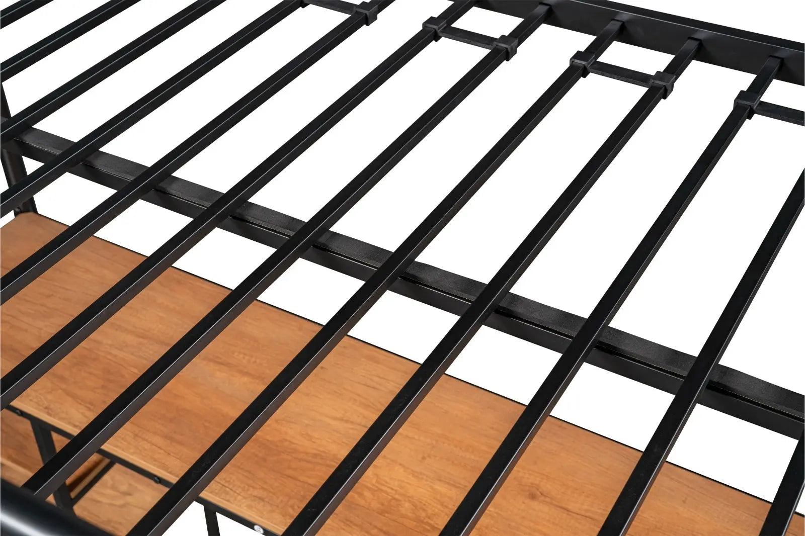 Twin-Size Loft Bed With Built-in Table & Shelves - Heavy-Duty Metal My Store