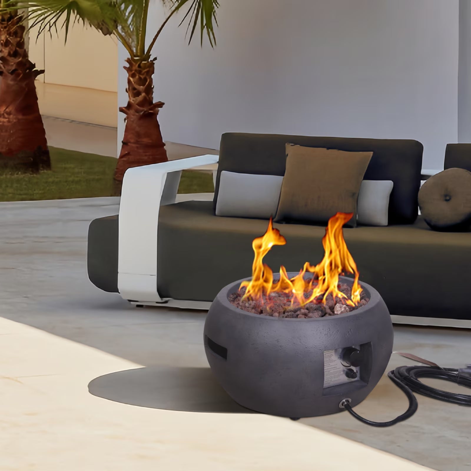 Propane Outdoor Fire Pit Inkedjoy