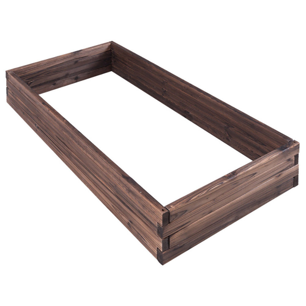 Elevated Wooden Garden Planter Box Bed Kit Inkedjoy