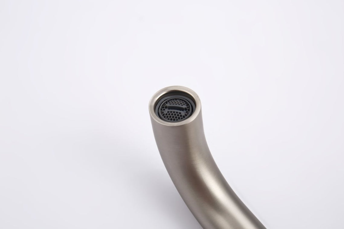 Wall Mount Faucet For Bathroom Sink Or Bathtub- Brushed Nickel Ohberri