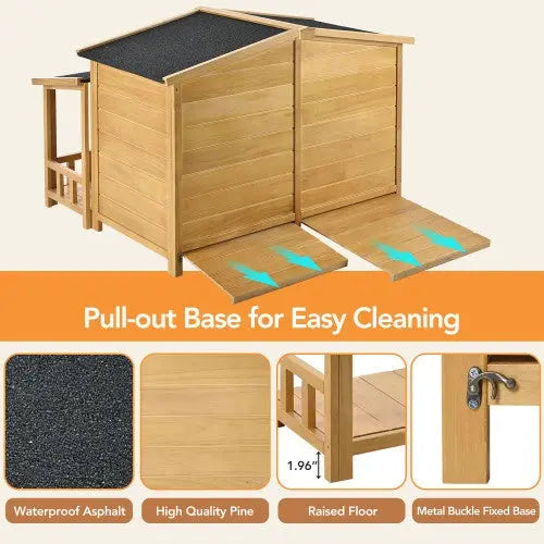 Wooden Dog House My Store