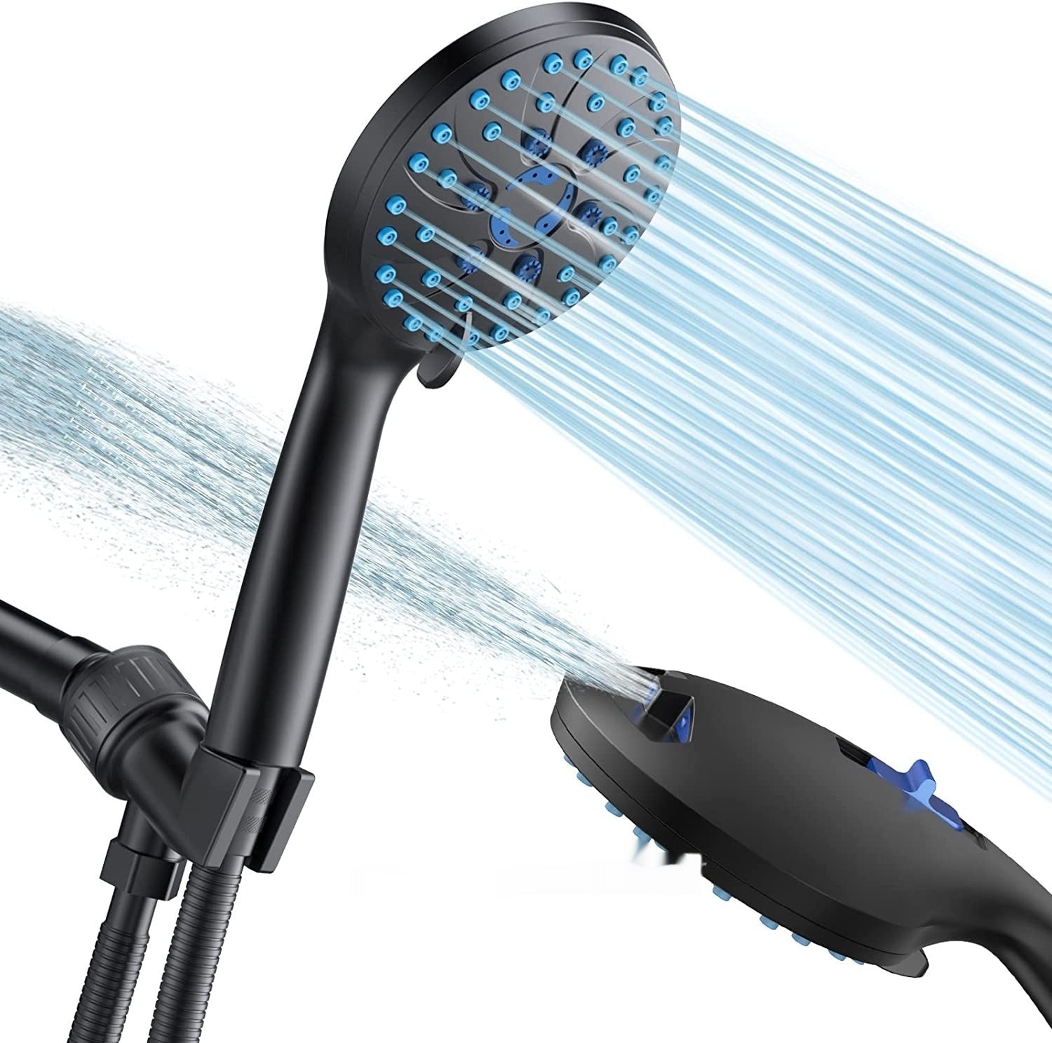 Handheld With 2 Gear Spray Gun 5 Gear Supercharged Shower Inkedjoy