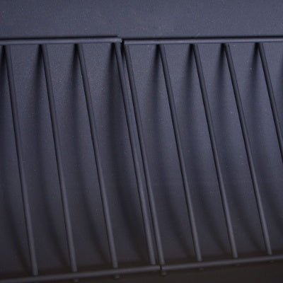 48 Steel Portable Backyard Charcoal BBQ Grill And Offset Smoker Combo With Wheels Inkedjoy