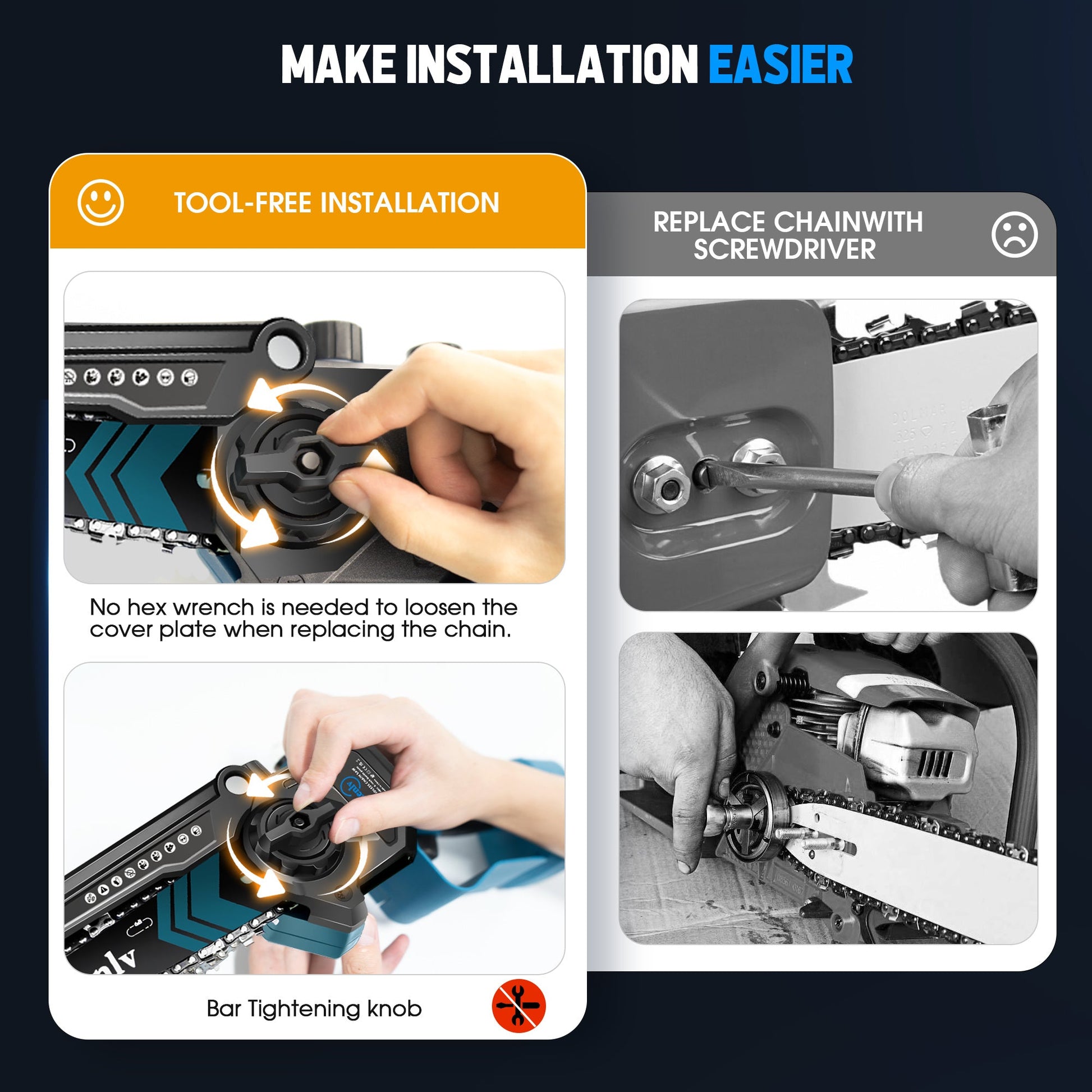 6-inch Mini Chainsaw Inkedjoy