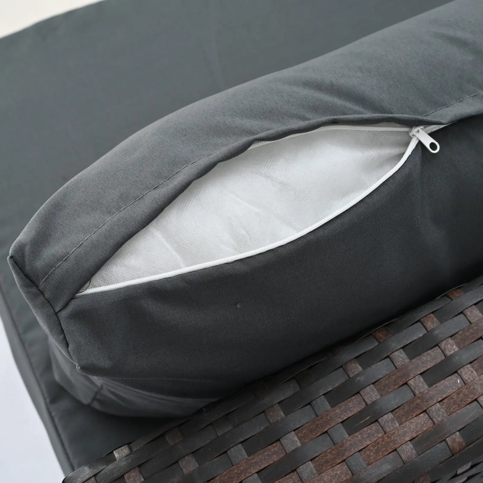 Patio Furniture, Outdoor Furniture, Seasonal PE Wicker Furniture, 5 Set Wicker Furniture With Temper My Store