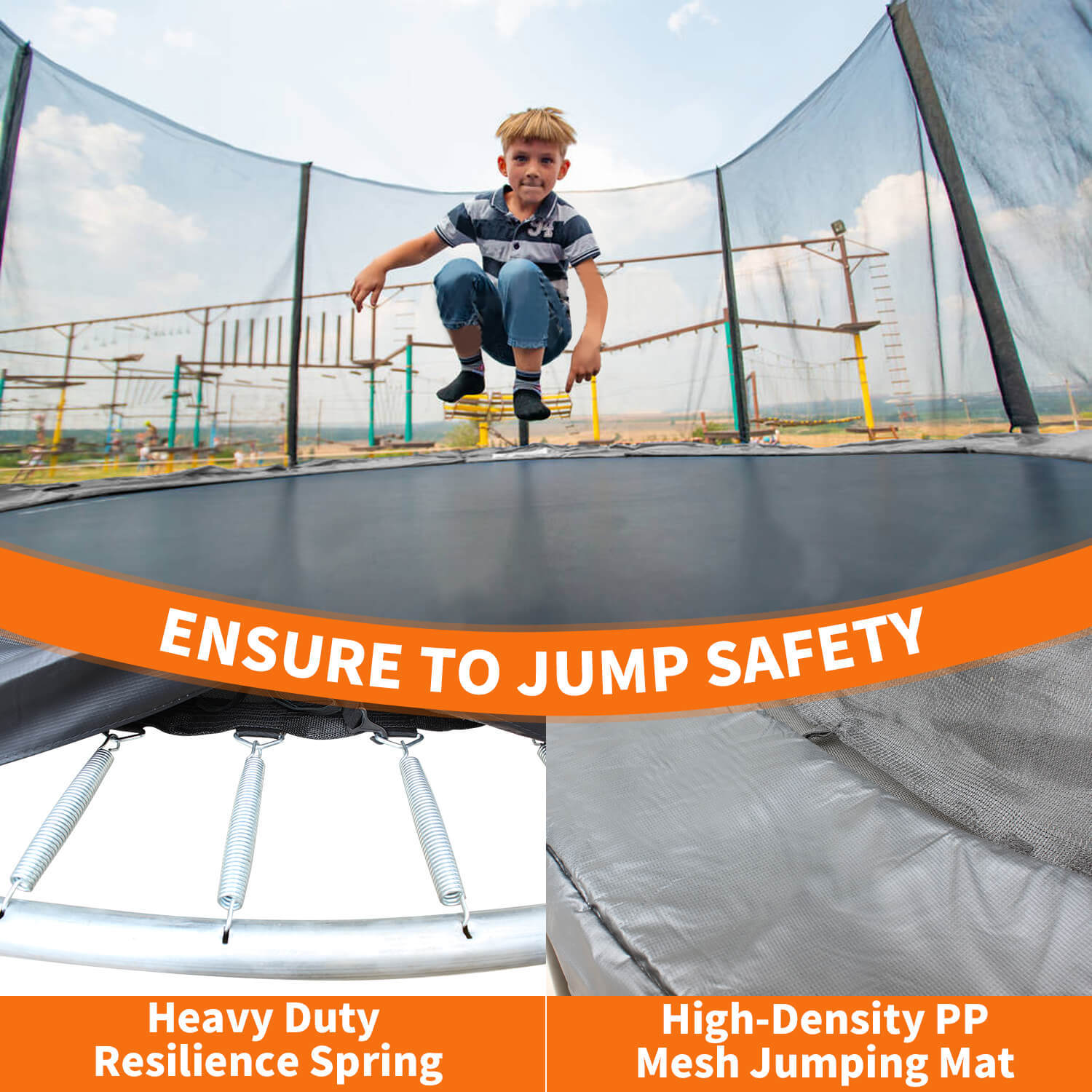 8FT Trampoline With Safety Enclosure My Store