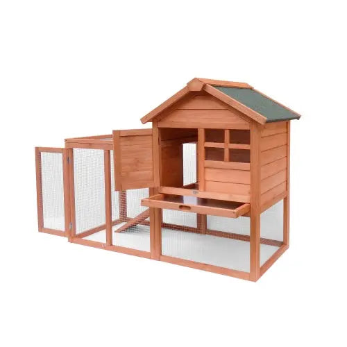 Easy To Assemble Wooden Rabbit House Chicken Coop My Store