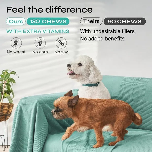 Hemp Calming Chews For Dog Anxiety Relief Duck Favor My Store