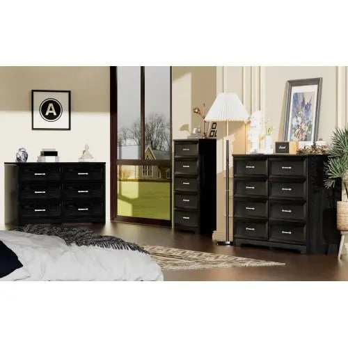Particle Board With 8 Drawers Dressing Table Inkedjoy