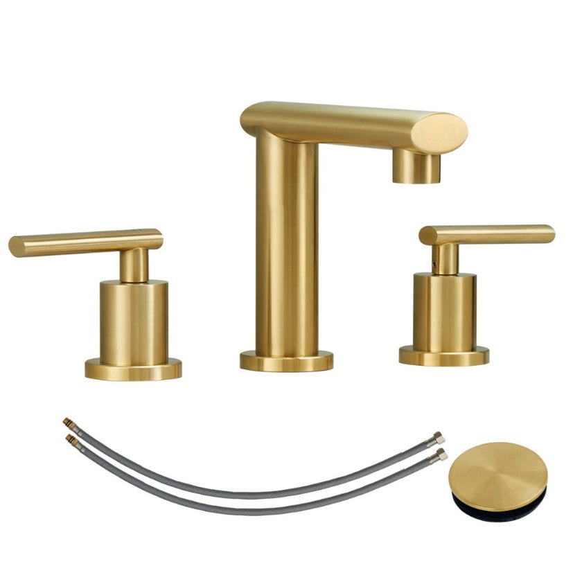 Brushed Gold Bathroom Faucet My Store