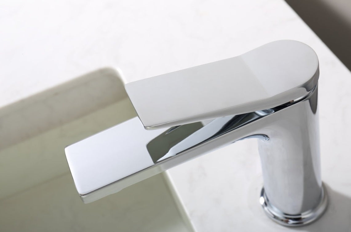 Chrome Single Hole Bathroom Faucet My Store