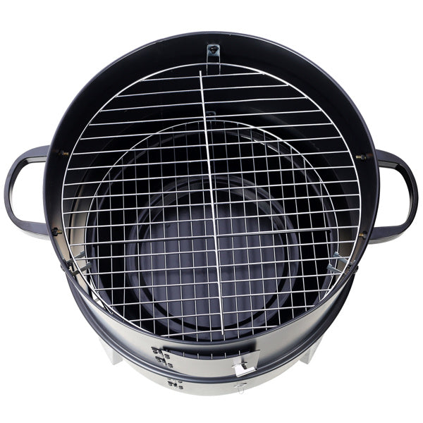 Charcoal Smoked Grill, Outdoor Cooking, 16 Inch Inkedjoy