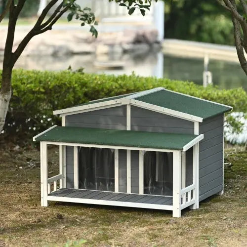 Large Wooden Dog House My Store