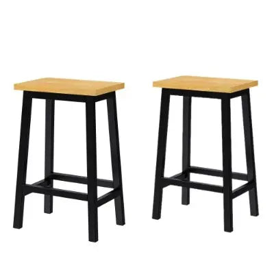 Large Kitchen Island With 2 Bar Stools, Power Outlet, Door Internal Storage Rack My Store