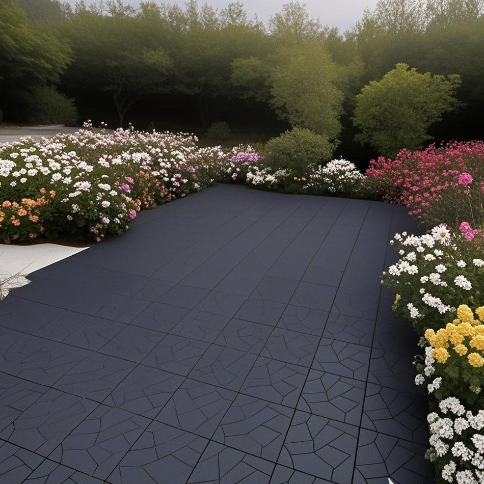 Waterproof, Wear-resistant, DIY Assembly, Garden, Courtyard, Balcony,plastic Flooring Inkedjoy