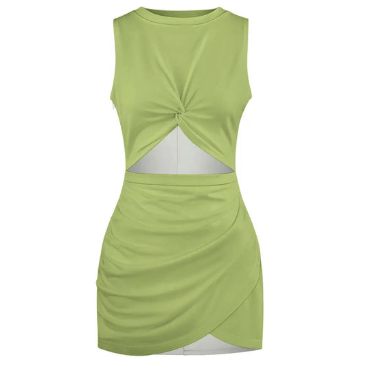 Navel-Baring Cross-Fit Hip Skirt Inkedjoy