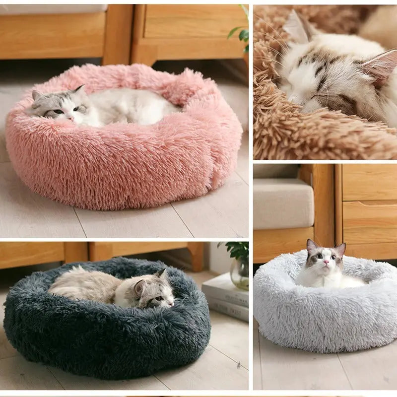 Dog Bed Super Soft Washable Long Plush Pet Kennel Deep Sleep Dog House Velvet Mats Sofa For Dog Basket Pet Cat Bed My Store