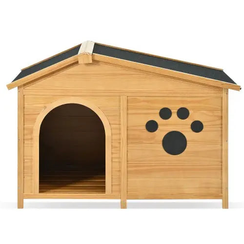 48 Wooden Dog House Outdoor With Porch My Store