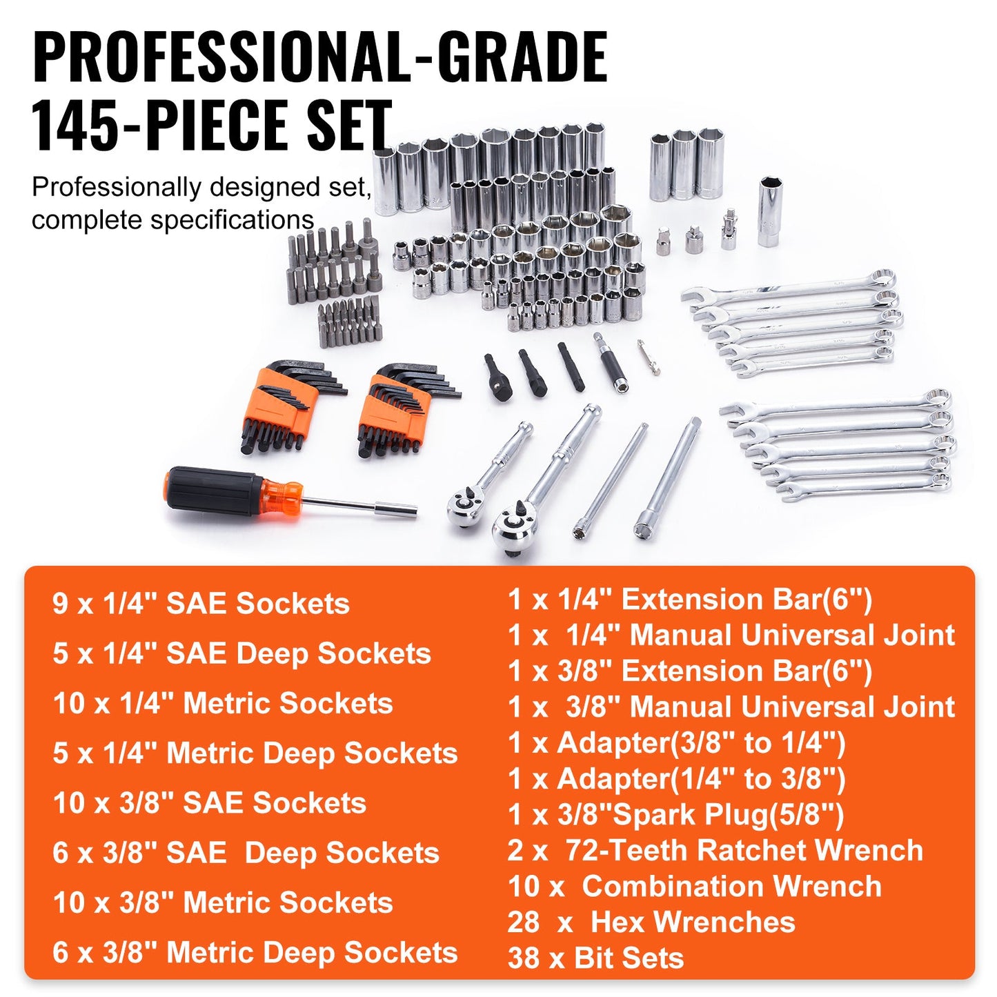 Mechanics Tool Set And Socket Set Inkedjoy