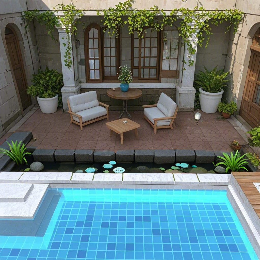 Waterproof, Wear-resistant, DIY Assembly, Garden, Courtyard, Balcony,plastic Flooring Inkedjoy