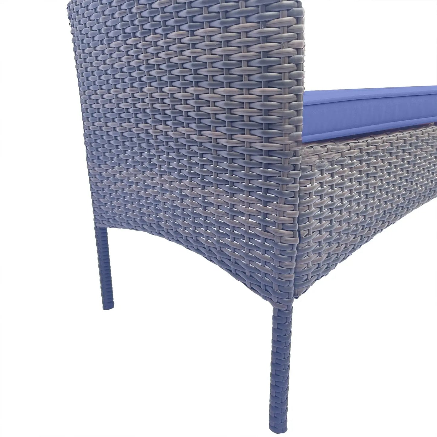 Wicker Patio Conversation Furniture Set, Outdoor Furniture Set With Removable Cushions & Table, Temp My Store