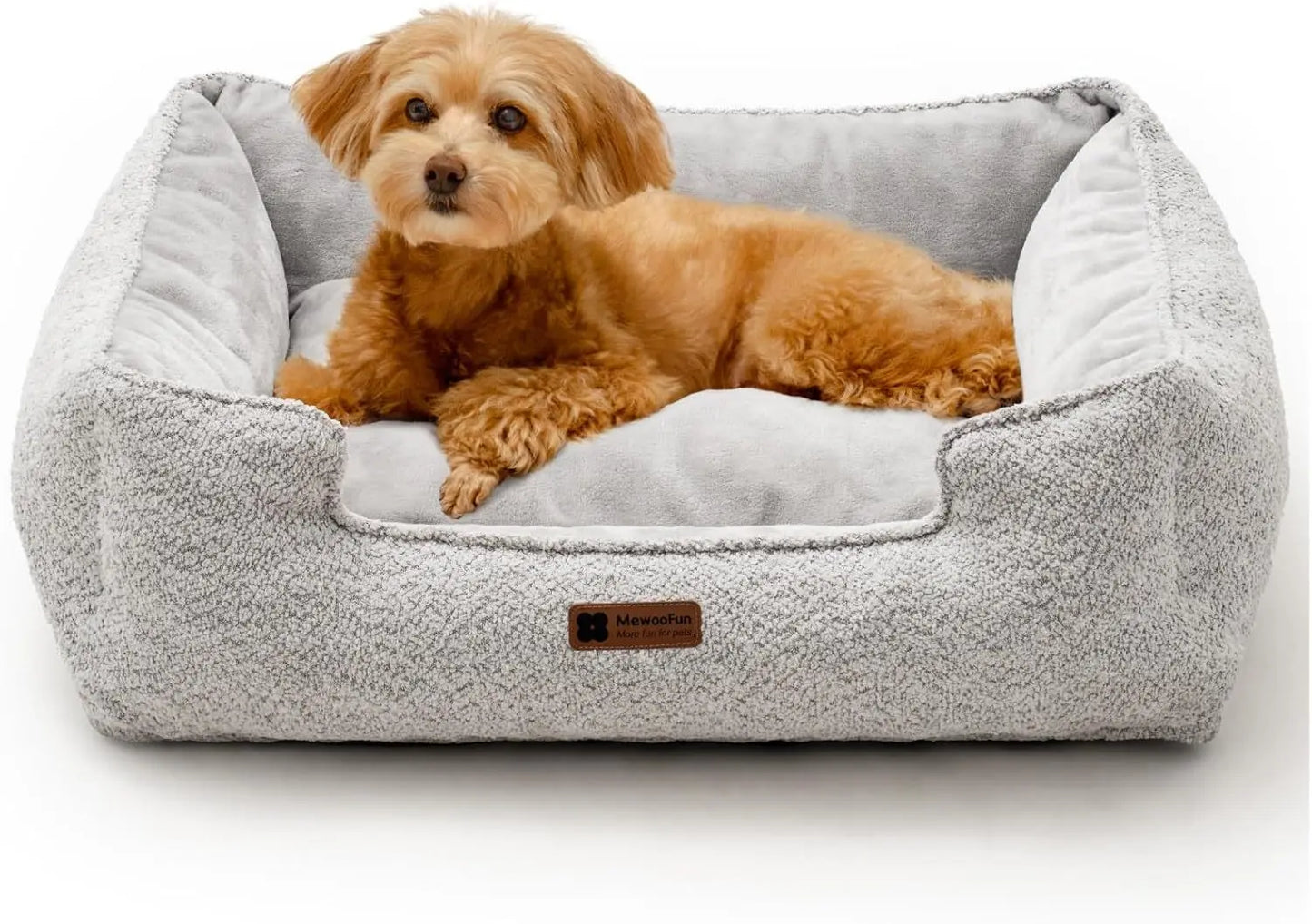 MEWOOFUN Medium Dog Bed - Washable Bed With Warming & Calming Features My Store