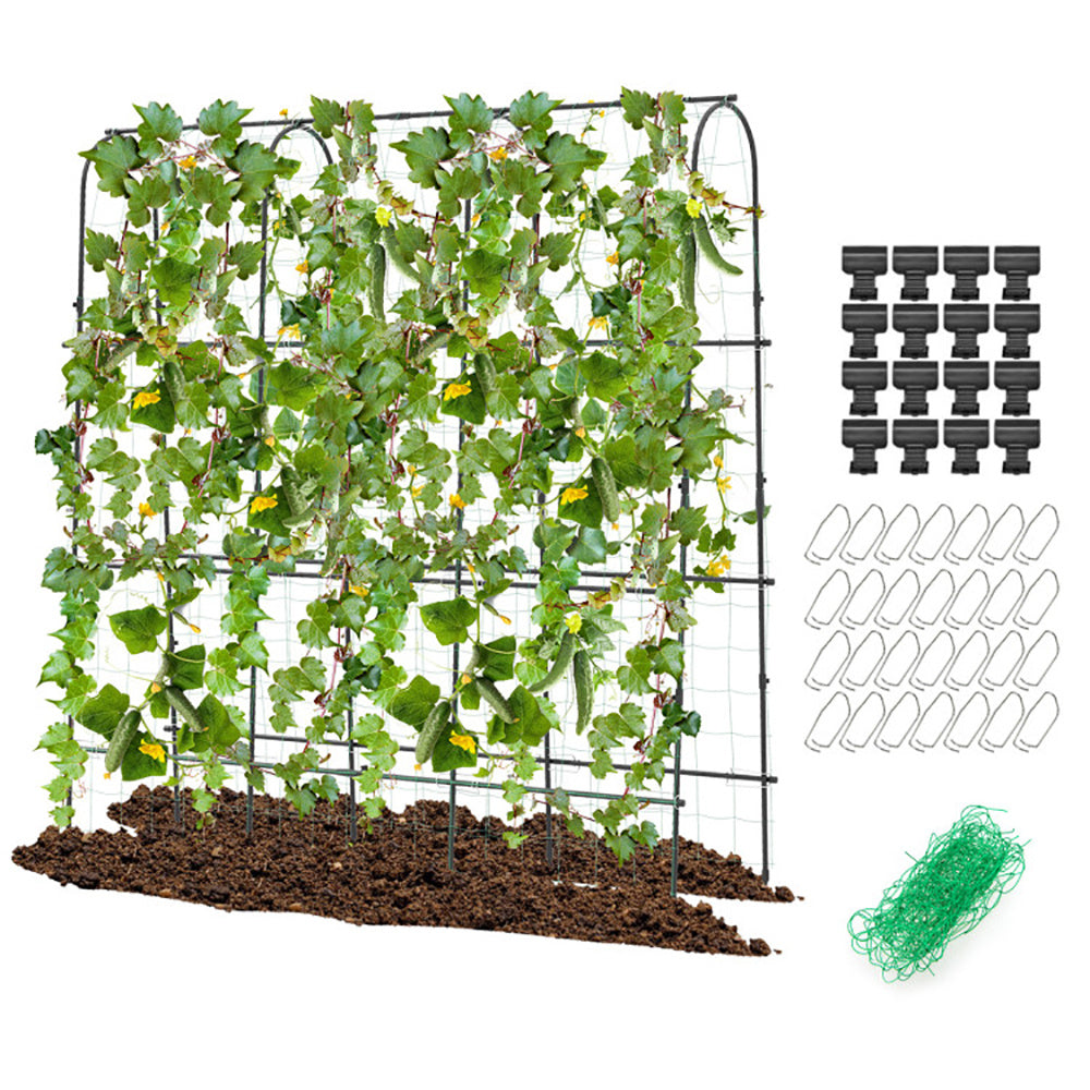 71 X 71 Inch U-Shaped Tall Garden Arched Trellis For Climbing Plants My Store
