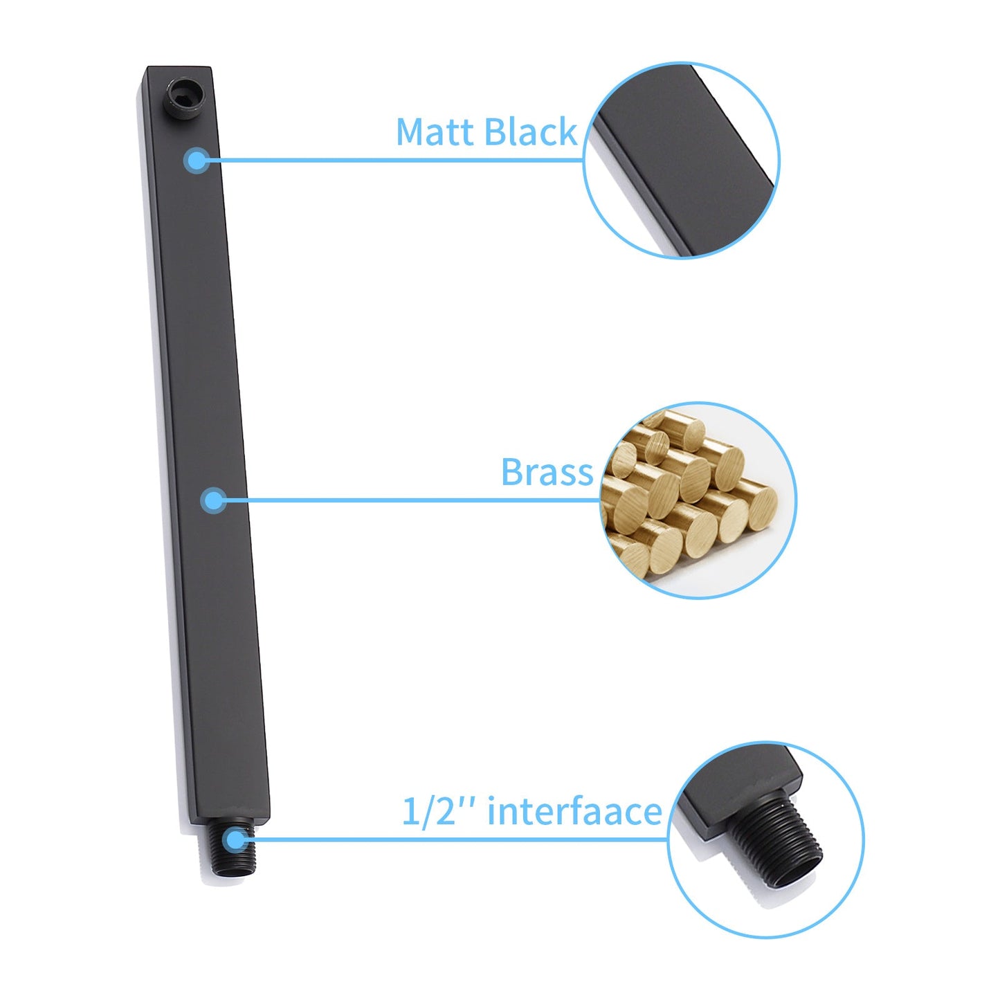 Brushed Nickel Faucet Set 10 Inch Square Rainfall Shower Head With Handheld Sprayer And Waterfall Inkedjoy