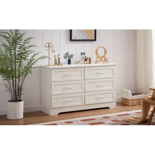 Chipboard 6 Drawer Bedroom Drawer Dresser My Store