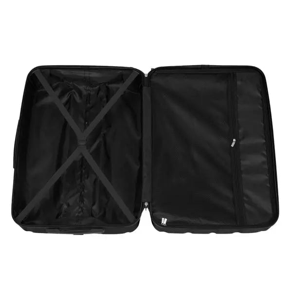 Three In One Set With Vertical Stripe Pattern ABS PC Luggage, 20in, 24in, 28in ABS Inkedjoy