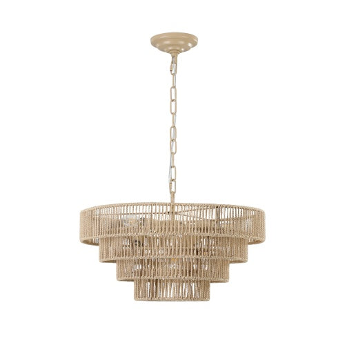 Bohemian Woven Chandelier Inkedjoy