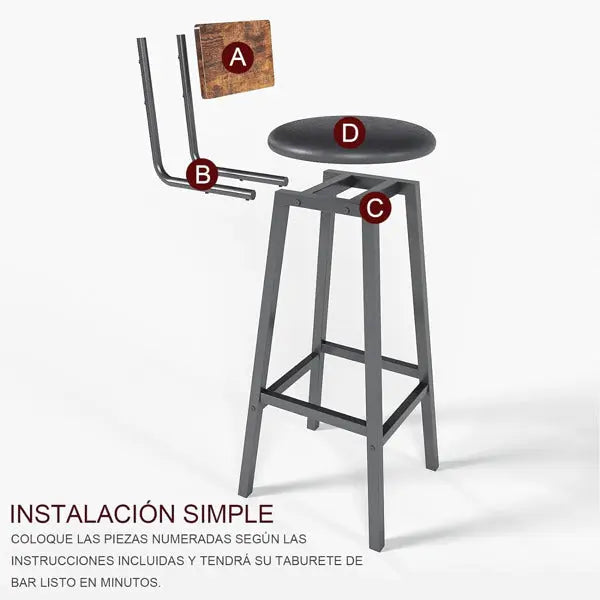 Bar Stool 2-piece Set - Prohibited From Sale In Temu And Not Shipped On Weekends My Store