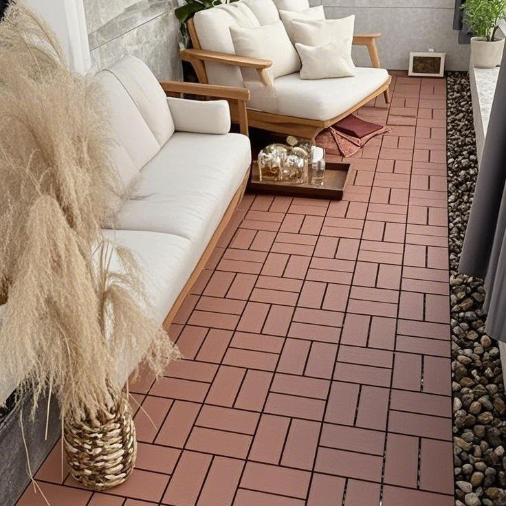 Waterproof, Wear-resistant, DIY Assembly, Garden, Courtyard, Balcony,plastic Flooring Inkedjoy