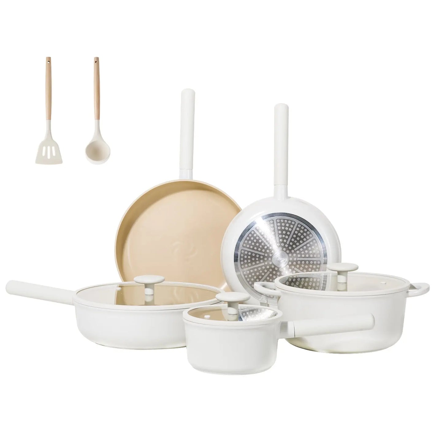 Ceramic Cookware Sets 17pcs, Pots And Pans Set Non Stick My Store