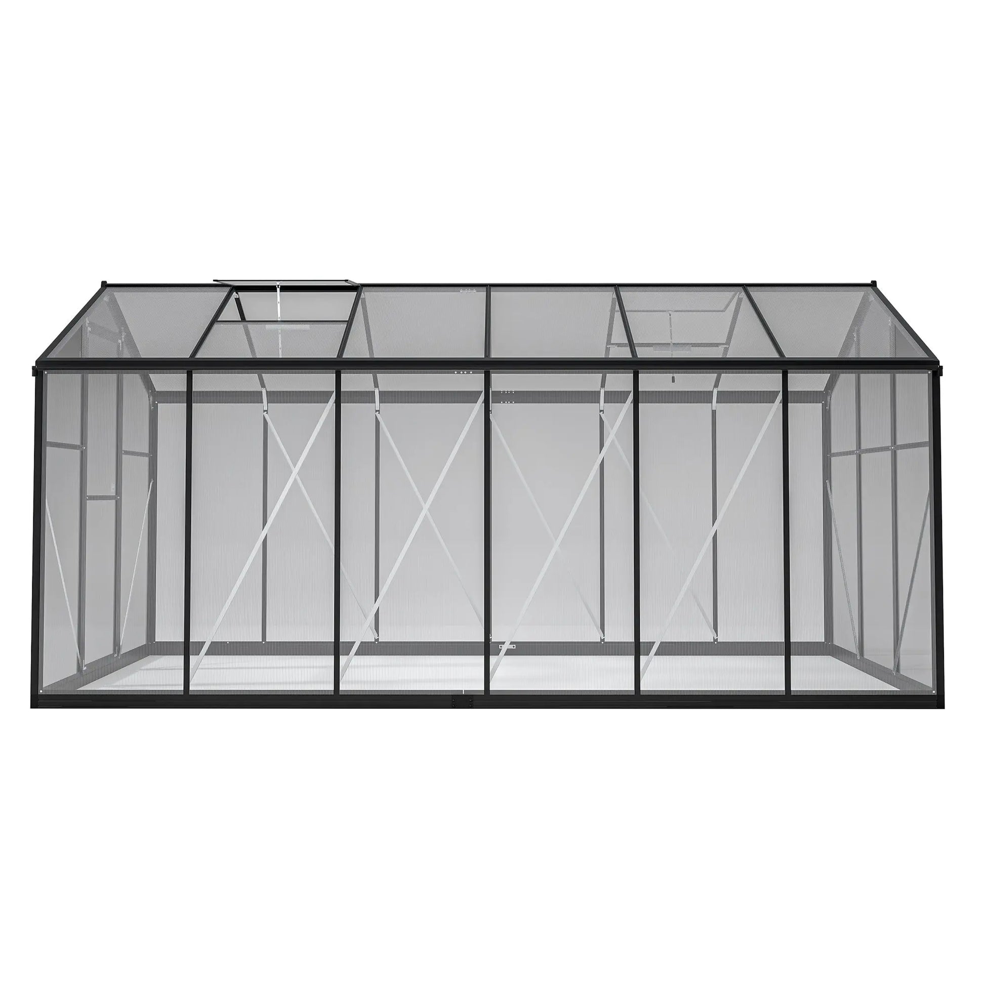 6' X 12' Thicked Polycarbonate Greenhouse With Double Flush Door My Store