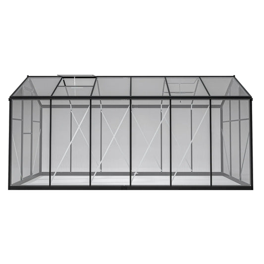 6' X 12' Thicked Polycarbonate Greenhouse With Double Flush Door My Store