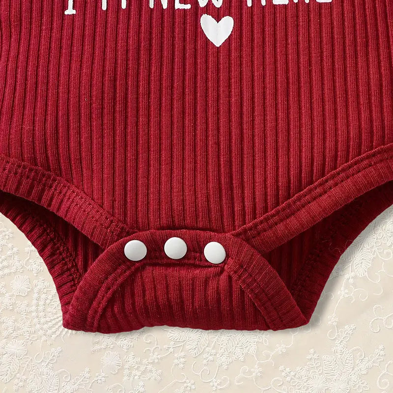 Newborn Baby Girl 'Hello I'm New Here' Romper Set Includes Floral Pants, Hat, Headband, & Coming Home Outfit My Store