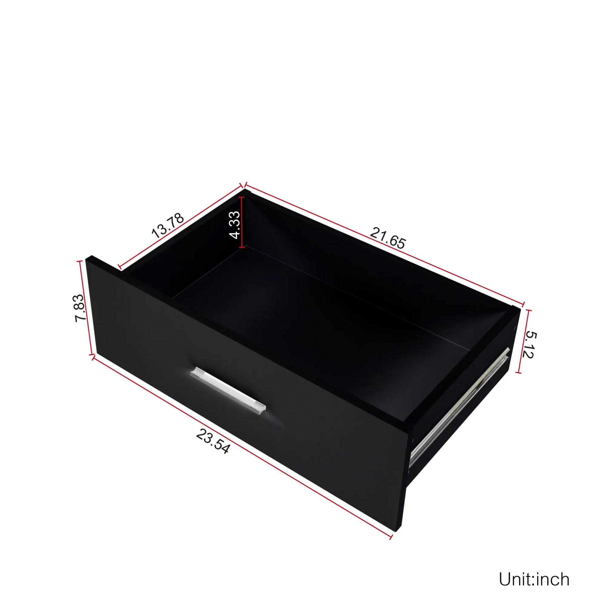 Black Particle Board With Triamcinol, Six Drawer Dresser My Store