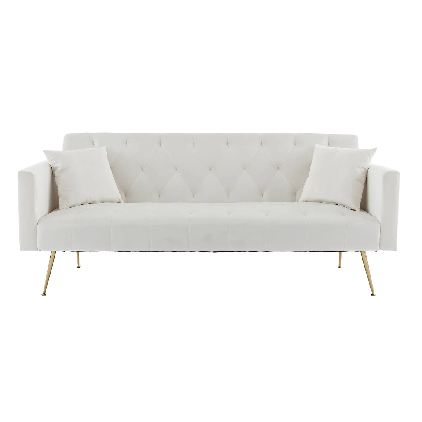 Modern Velvet  Sofa Bed Folding Futon My Store