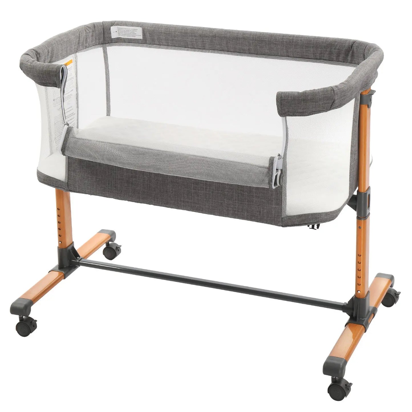 150D Encrypted Cationic Cloth , Grey, Bassinet Bed For Babies My Store