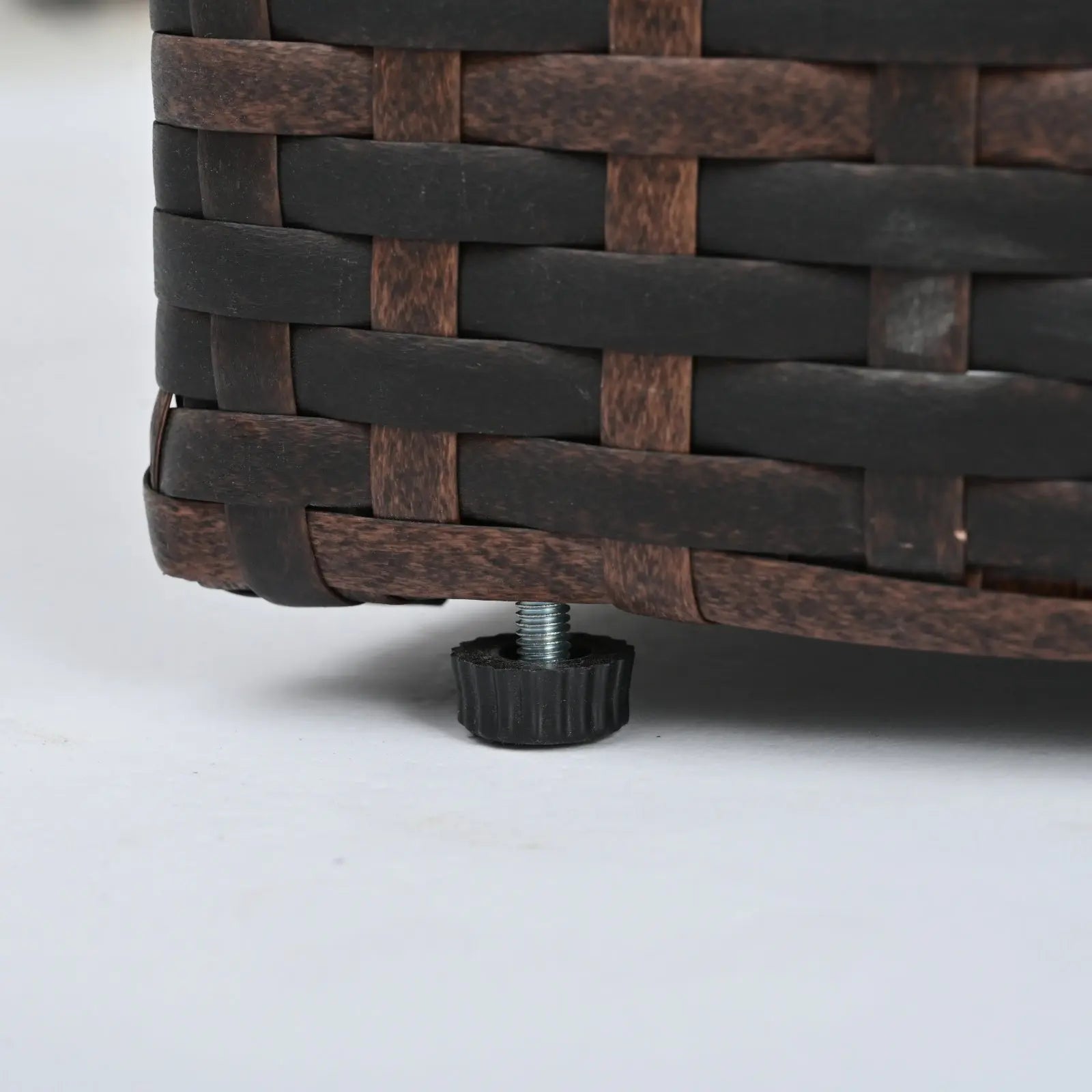 Patio Furniture, Outdoor Furniture, Seasonal PE Wicker Furniture, 5 Set Wicker Furniture With Temper My Store