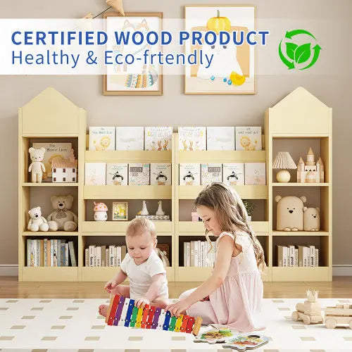 Wooden Children's Bookshelf My Store