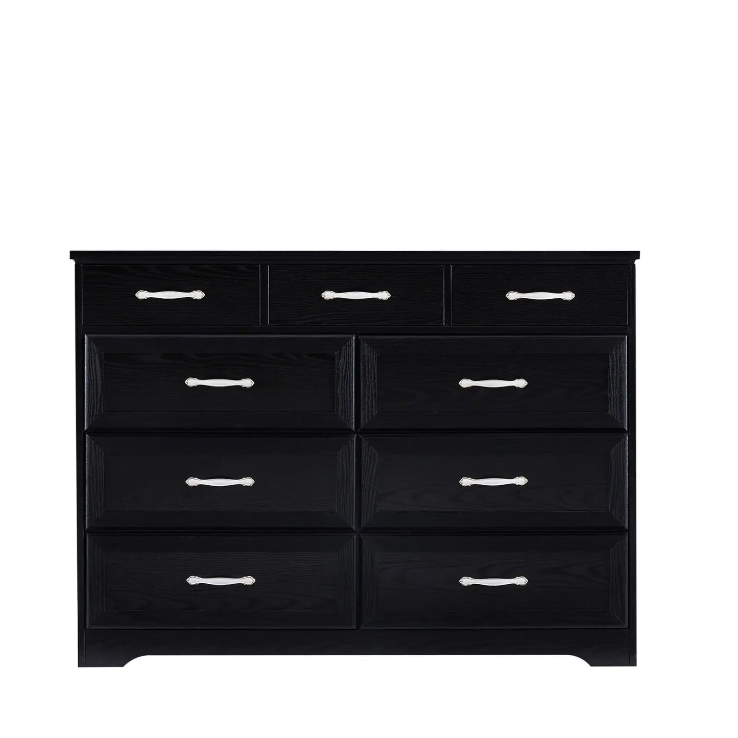 9 Drawer Long Dresser With Antique Handles My Store
