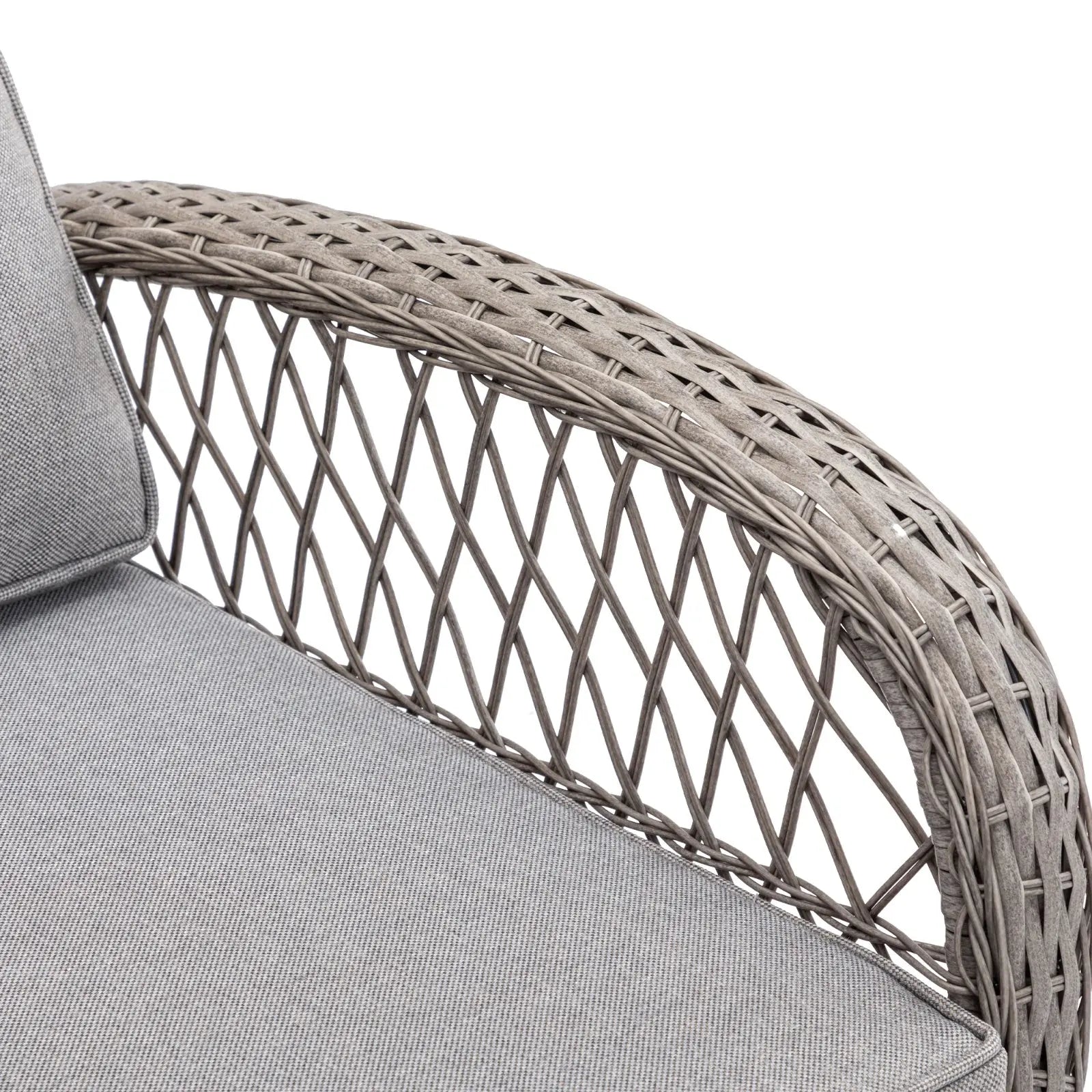 3pc Outdoor Swivel Rocker Patio Chairs 360  Rocking Set With Thick Cushions My Store