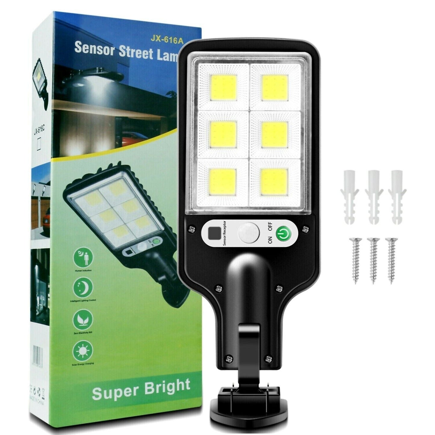 LED Solar Motion Sensor Light Bright Garden Outdoor Street Wall Lamp Solar Wall Lamp Inkedjoy