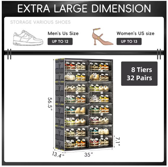 Plastic Shoe Organizer Cabinet Inkedjoy