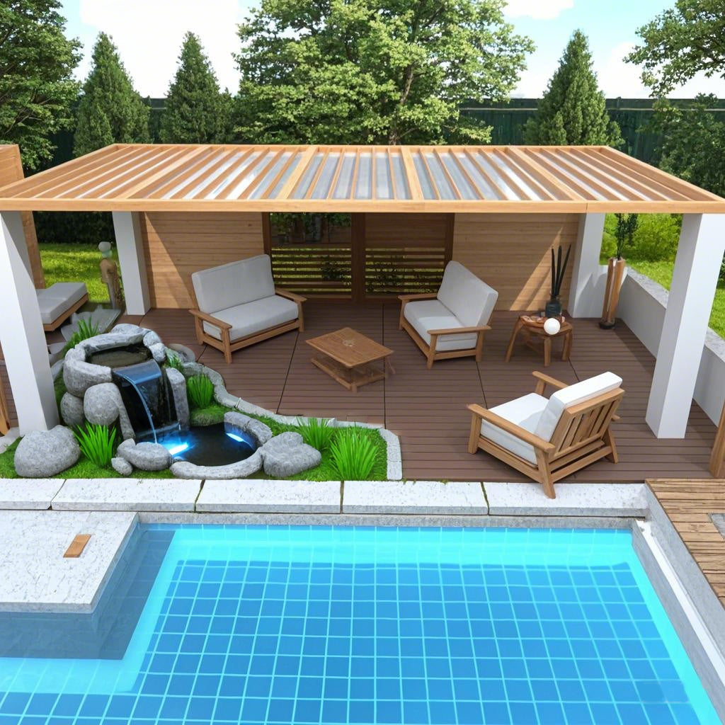 Waterproof, Wear-resistant, DIY Assembly, Garden, Courtyard, Balcony,plastic Flooring Inkedjoy